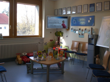 Wartezimmer, Gemeinschaftspraxis Geburtshilfe